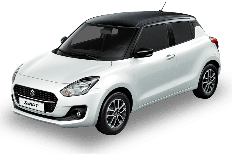 White Suzuki Swift